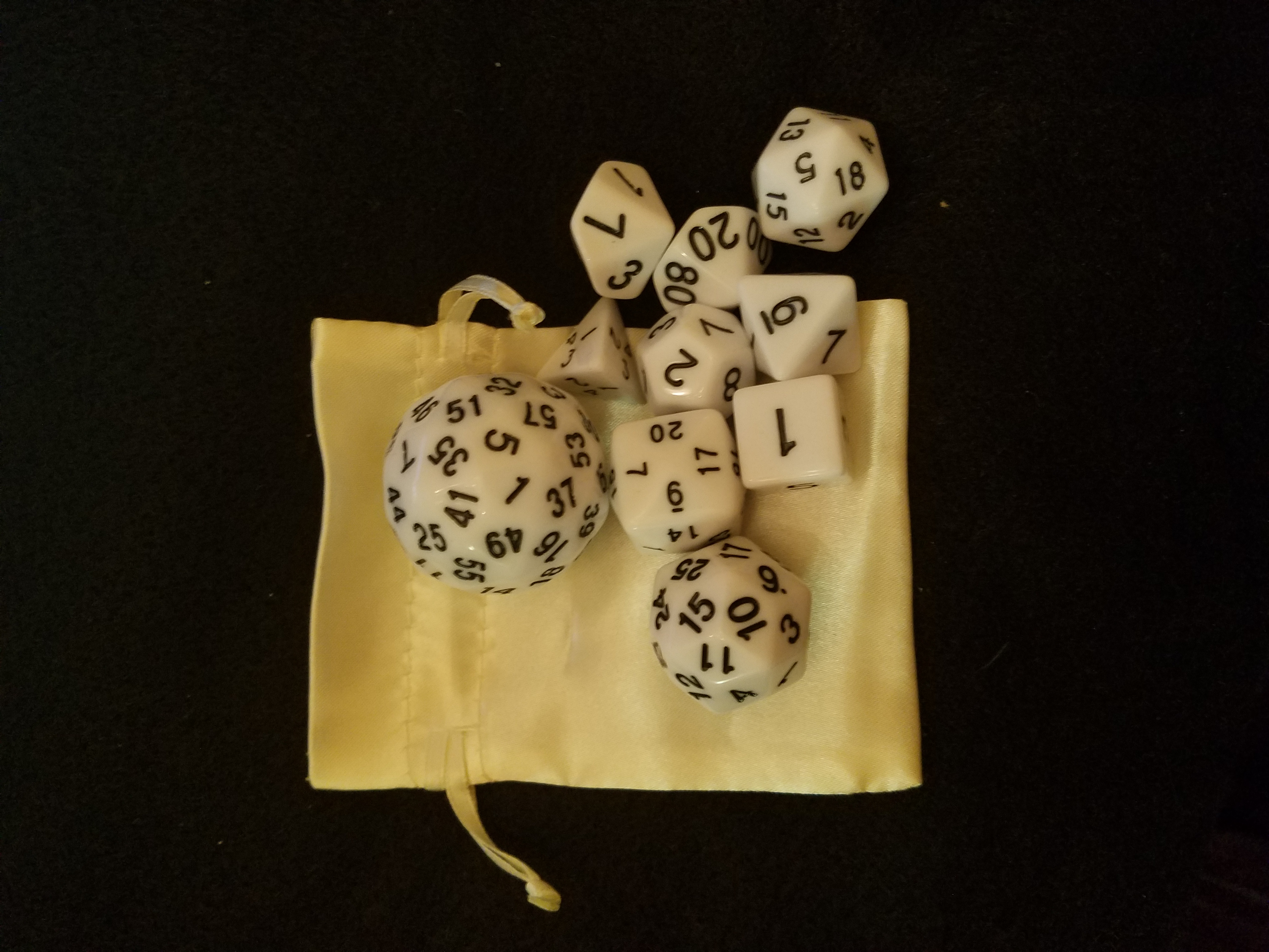 Nested Egg Gaming Cloud Dice Set with Bag (10 CT)