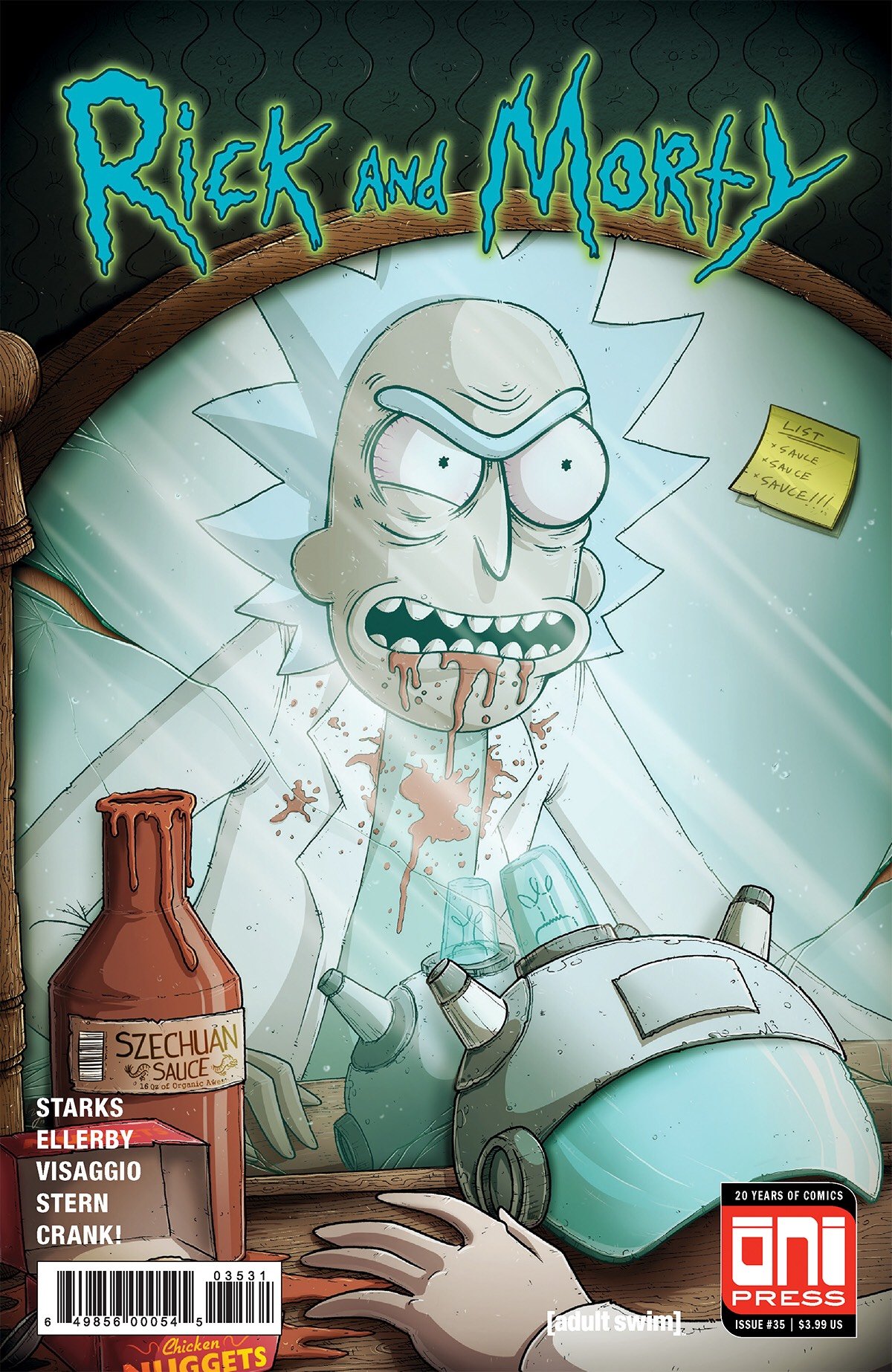 Rick & Morty #35 Mike Vazquez "Demon in a (Szechuan) Bottle" Homage Variant