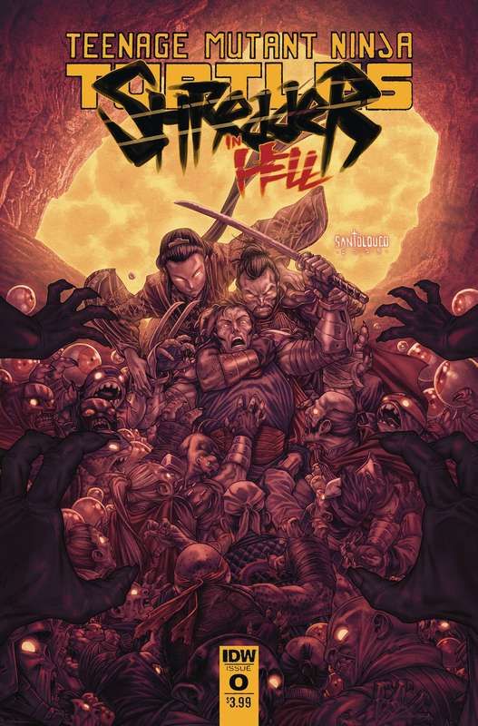 TMNT SHREDDER IN HELL #2 CVR A SANTOLOUCO