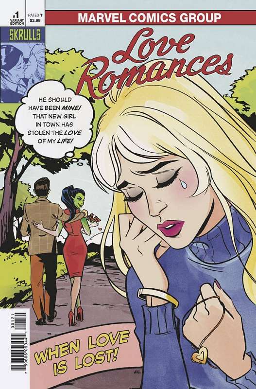 LOVE ROMANCES #1 ANNIE WU SKRULLS VARIANT