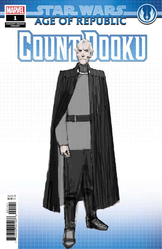 STAR WARS AOR COUNT DOOKU #1 CONCEPT VARIANT