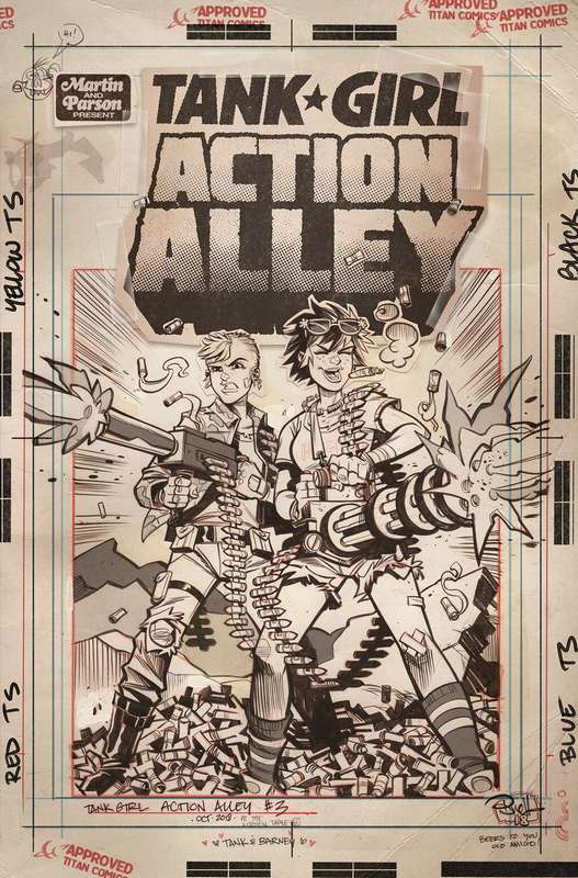 TANK GIRL ACTION ALLEY #3 CVR C ARTIST ED