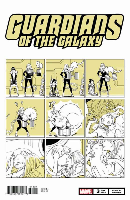 GUARDIANS OF THE GALAXY #3 FUJI CAT VARIANT