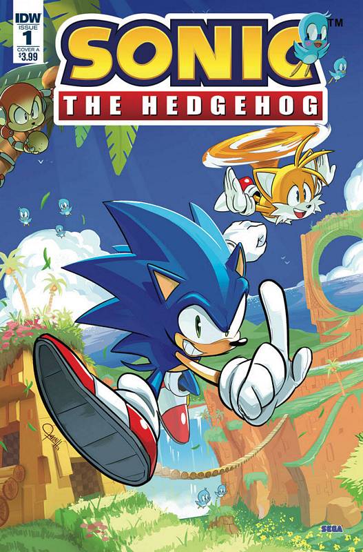 SONIC THE HEDGEHOG #1 CVR A HESSE