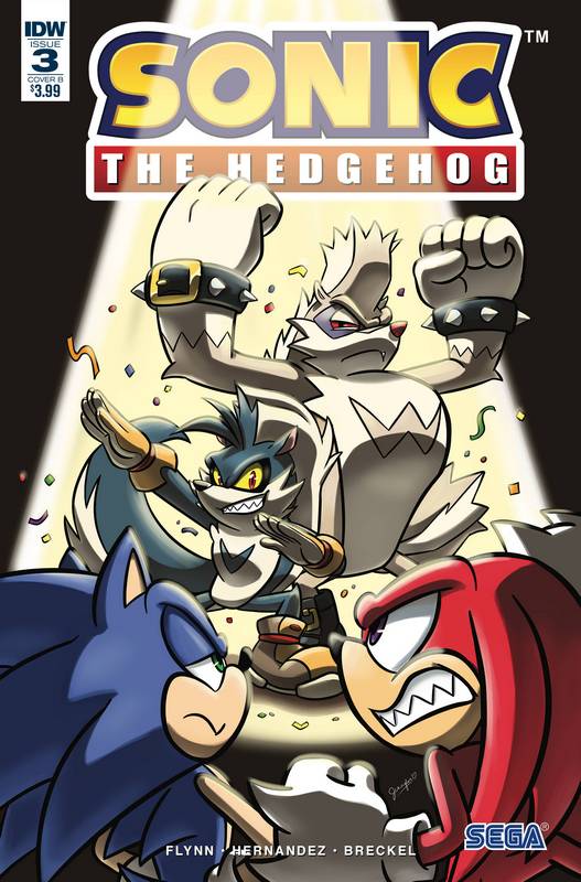 SONIC THE HEDGEHOG #3 CVR B HERNANDEZ