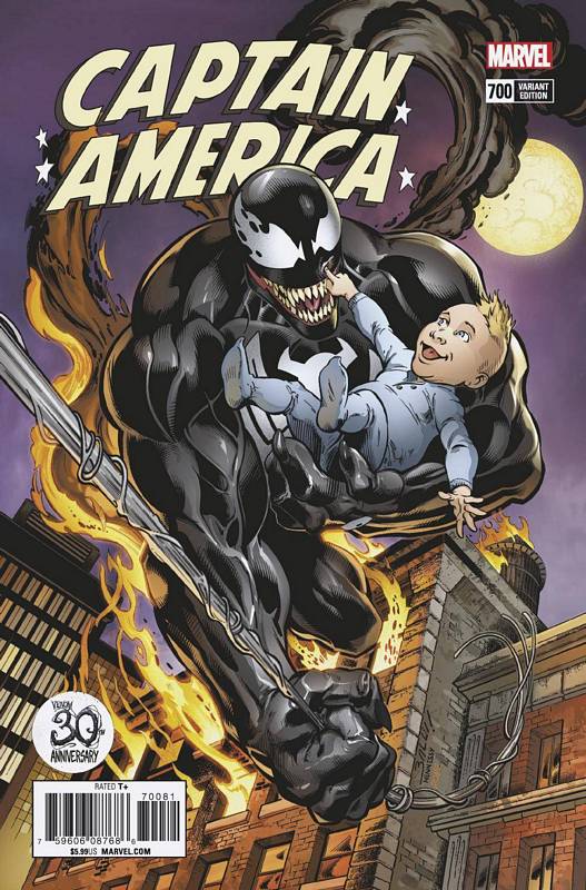 CAPTAIN AMERICA #700 VENOM 30TH VARIANT LEG