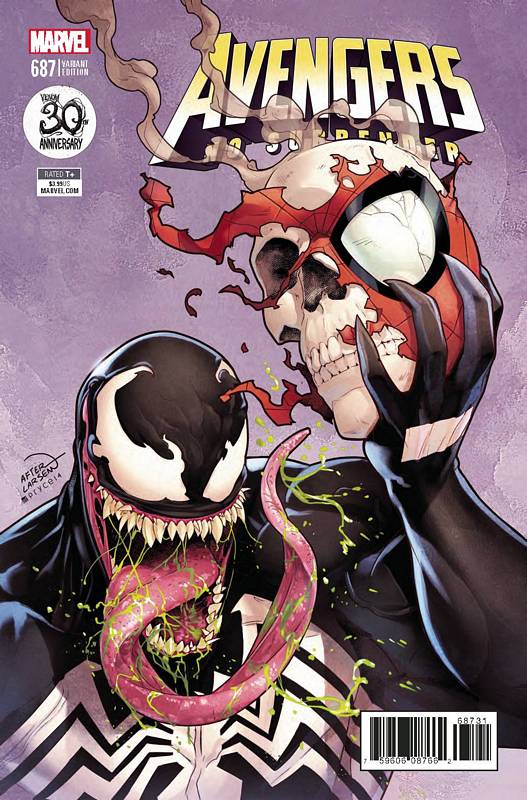 AVENGERS #687 CAMPBELL VENOM 30TH VARIANT LEG