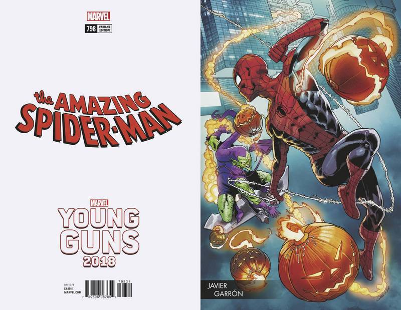 AMAZING SPIDER-MAN #798 GARRON YOUNG GUNS VARIANT LEG