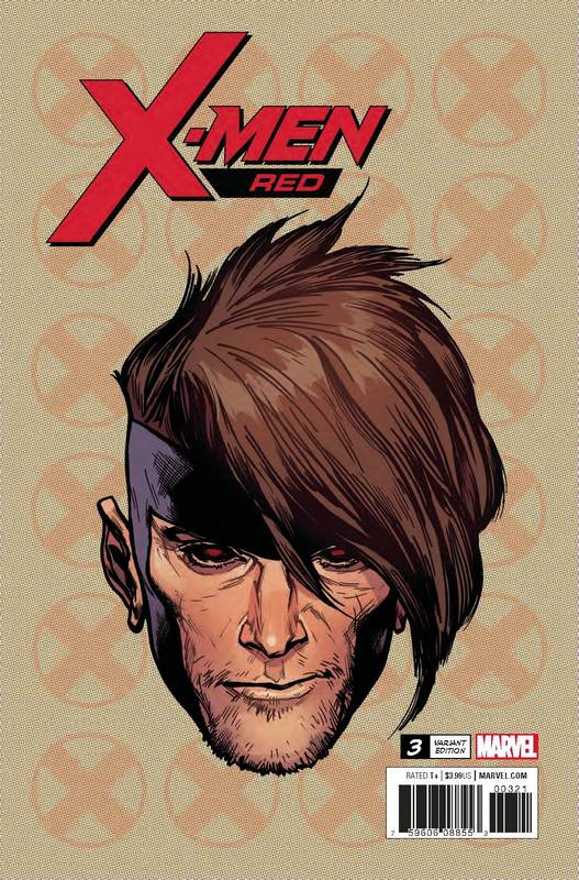 X-MEN RED #3 1:10 CHAREST HEADSHOT VARIANT LEG