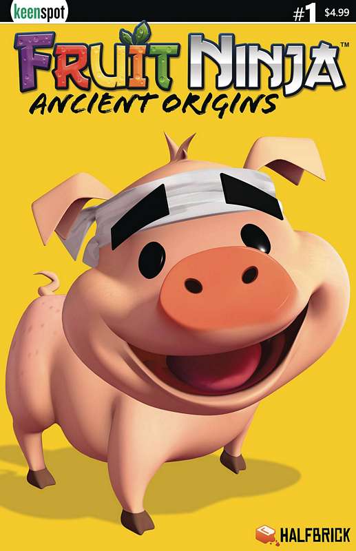 FRUIT NINJA ANCIENT ORIGINS #1 CVR C TRUFFLES THE PIG HALFBRICK STUDIOS