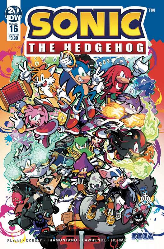 SONIC THE HEDGEHOG #16 CVR B GRAY