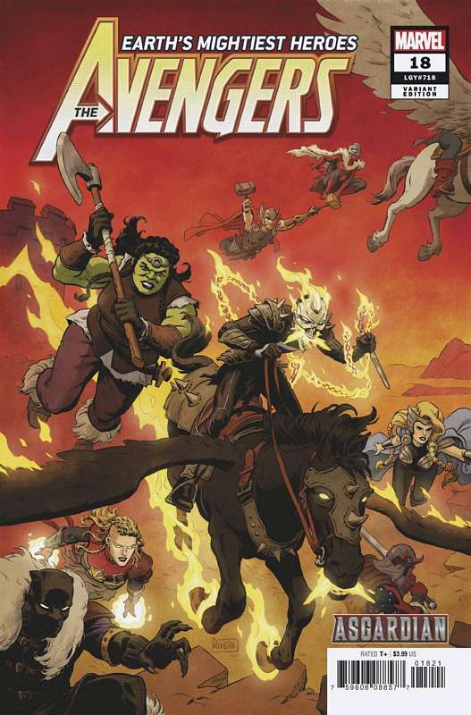 AVENGERS #18 RIVERA ASGARDIAN VARIANT