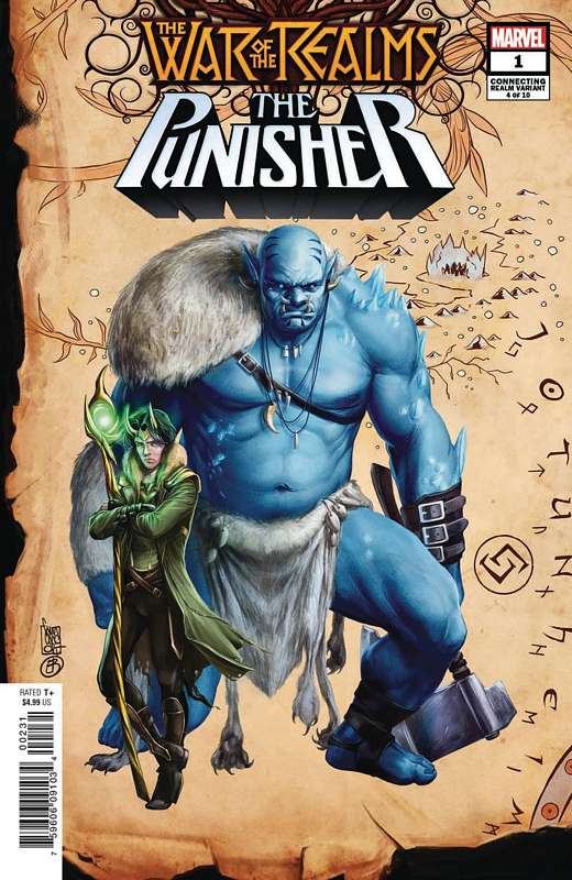 WAR OF REALMS PUNISHER #1 (OF 3) DJURDJEVIC CONNECTING REALM VARIANT