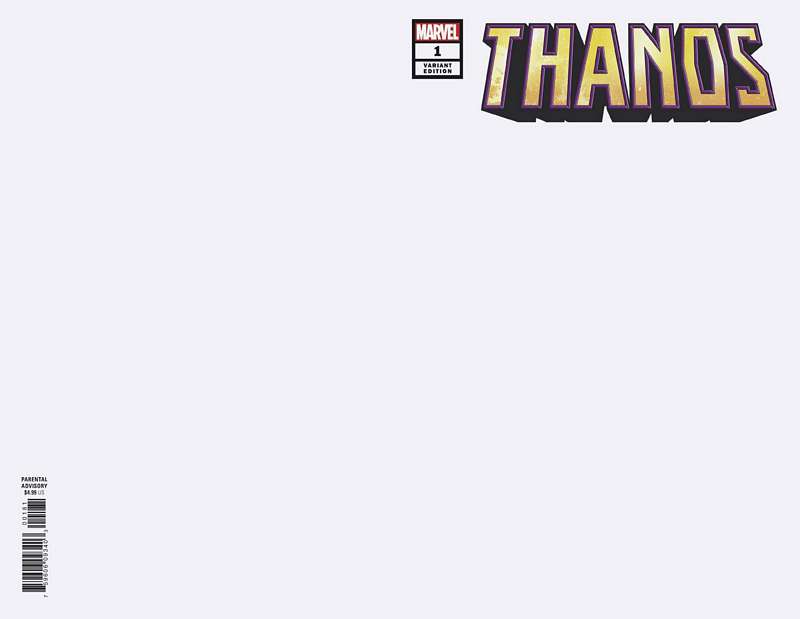 THANOS #1 (OF 6) BLANK VARIANT