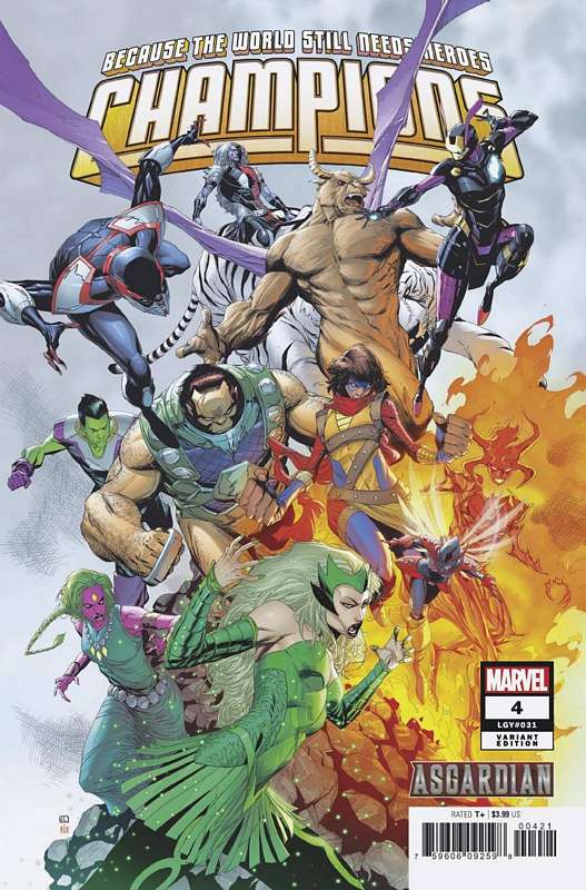 CHAMPIONS #4 PHAM ASGARDIAN VARIANT