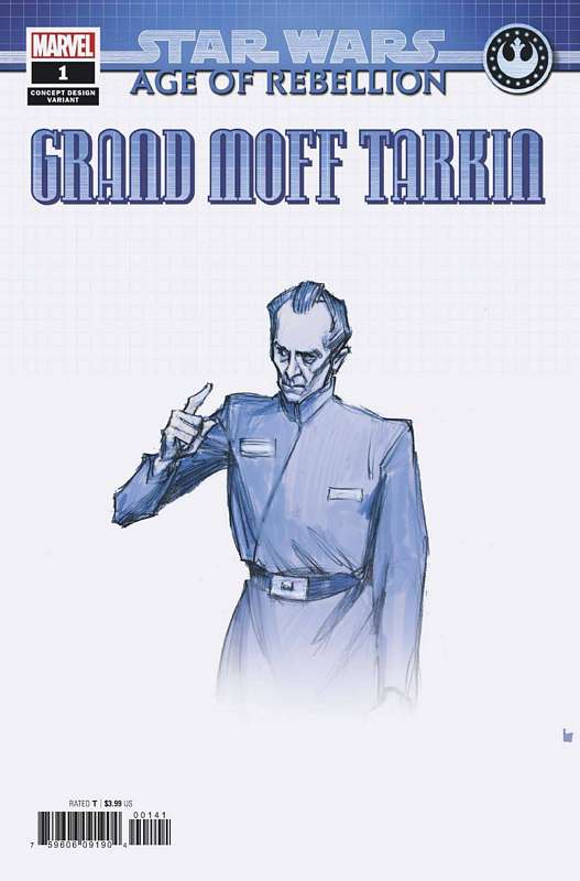 STAR WARS AOR GRAND MOFF TARKIN #1 CONCEPT VARIANT