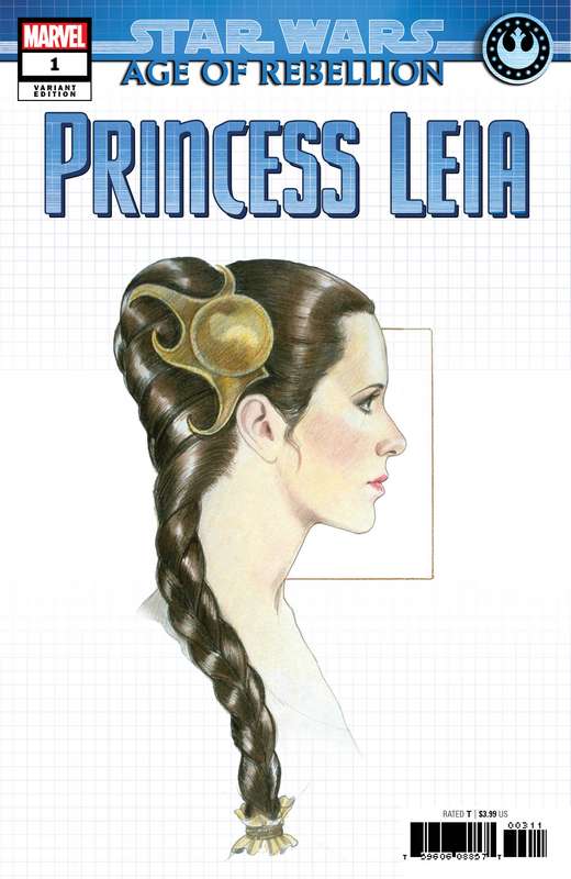 STAR WARS AOR PRINCESS LEIA #1 CONCEPT VARIANT