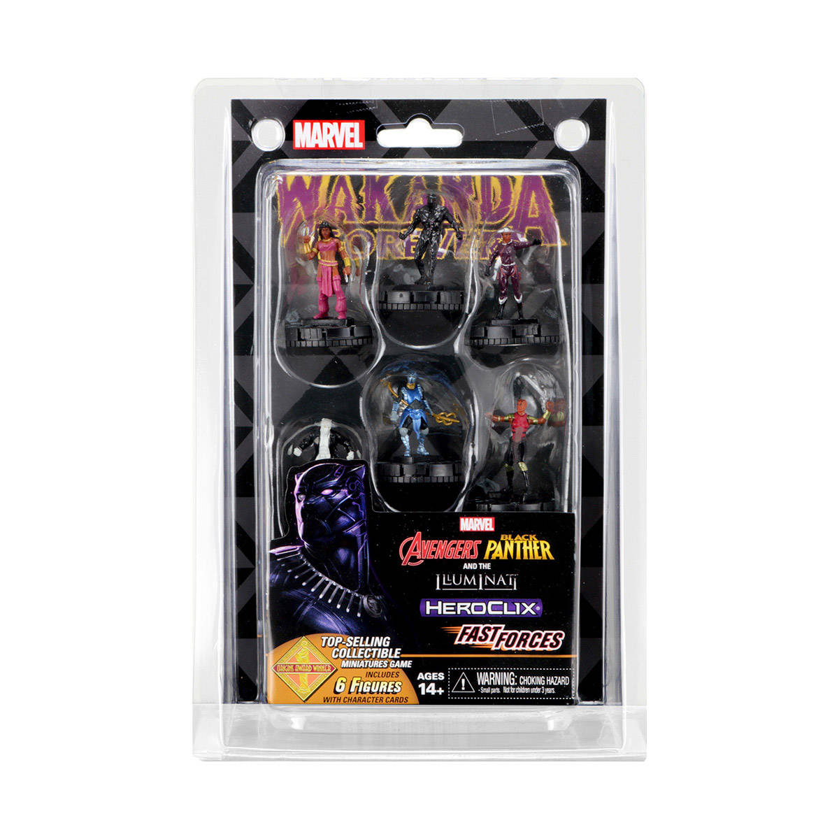 Marvel Heroclix Avengers Black Panther Illuminati Fast Forces 6pk