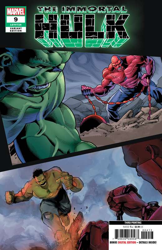 IMMORTAL HULK #9 3RD PTG BENNETT VARIANT