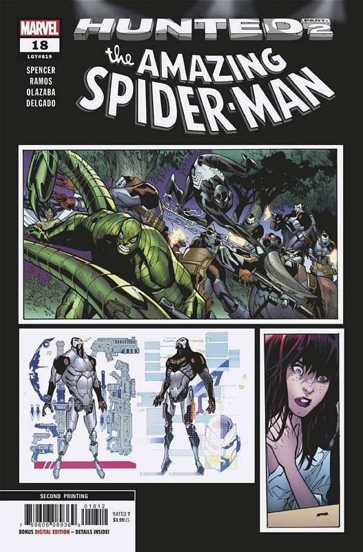 AMAZING SPIDER-MAN #18 2ND PTG RAMOS VARIANT