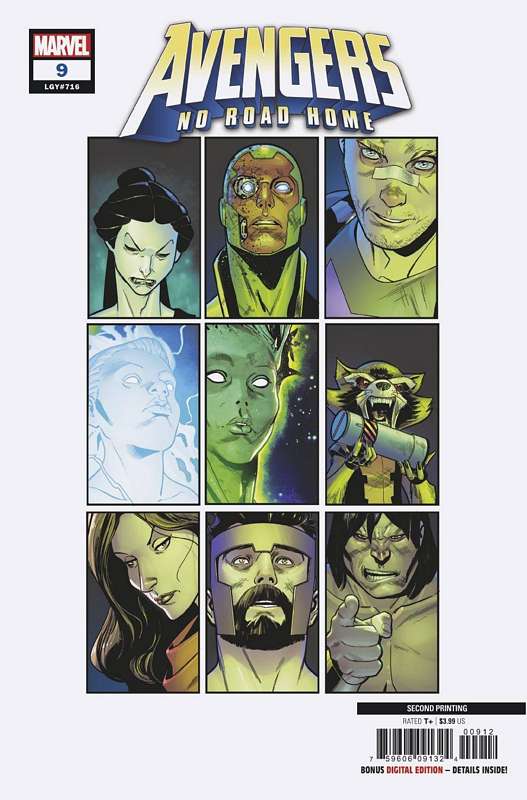 AVENGERS NO ROAD HOME #9 (OF 10) 2ND PTG MEDINA VARIANT