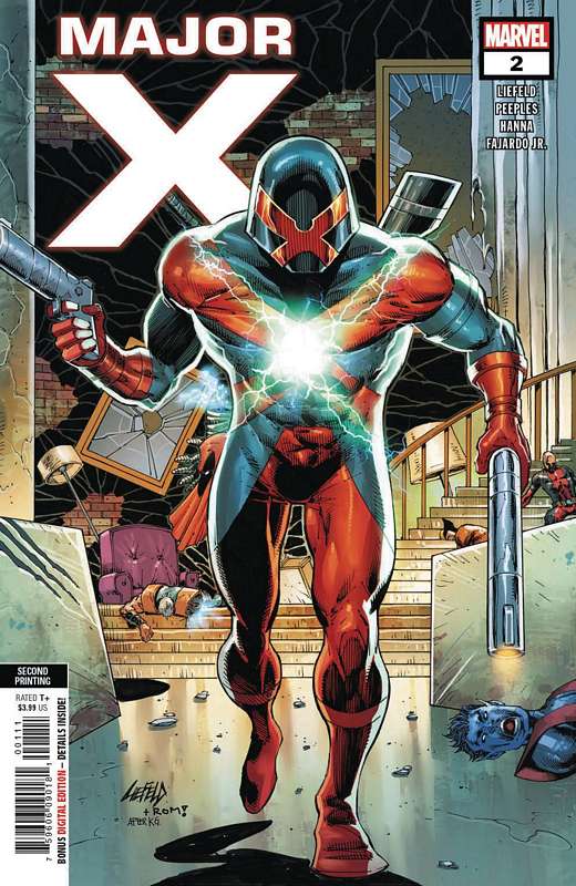 MAJOR X #2 (OF 6) 2ND PTG LIEFELD VARIANT