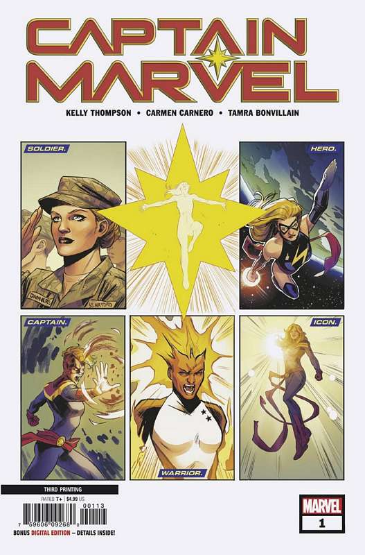 CAPTAIN MARVEL #1 3RD PTG CAMERO VARIANT