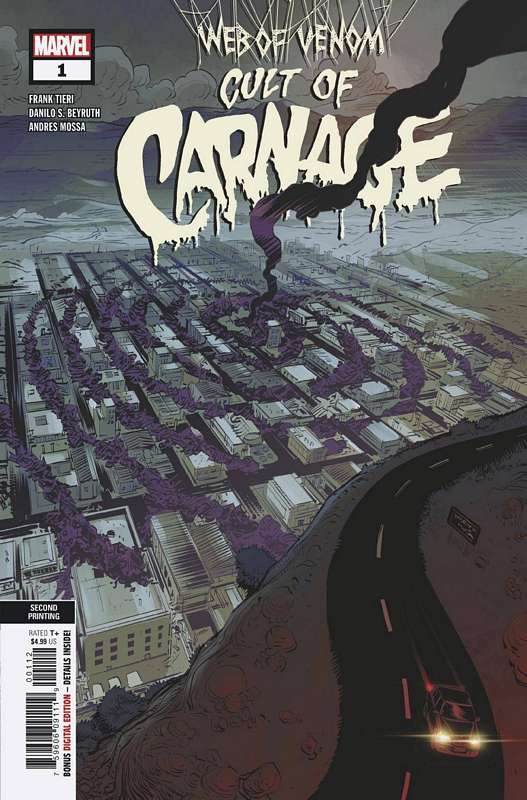 WEB OF VENOM CULT OF CARNAGE #1 2ND PTG BEYRUTH VARIANT