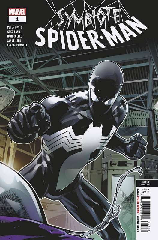 SYMBIOTE SPIDER-MAN #1 (OF 5) 2ND PTG LAND VARIANT