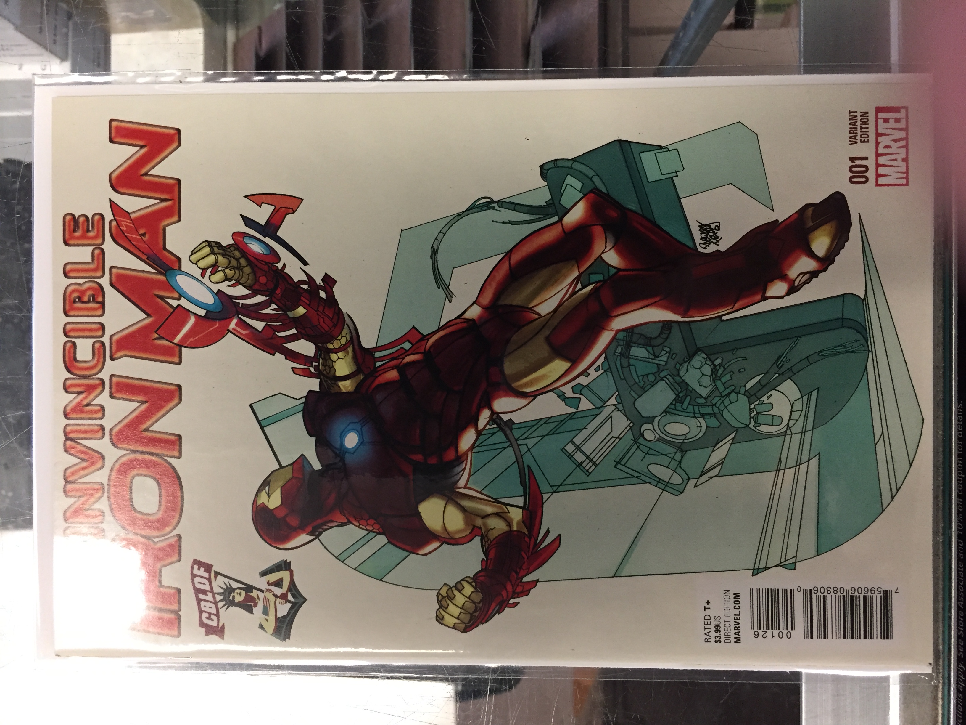 Invincible Iron Man #1 CBLDF Variant