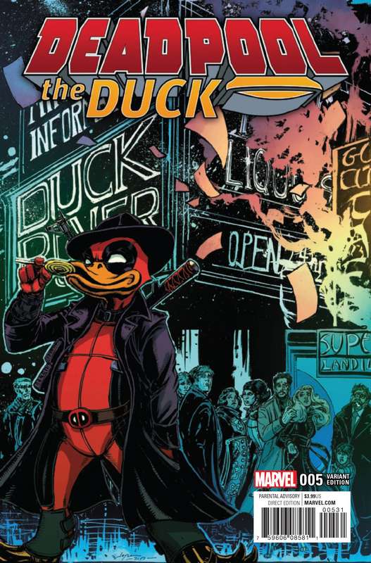 DEADPOOL THE DUCK #5 (OF 5) 1:25 CHIN VARIANT