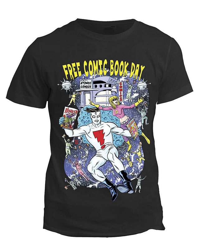 FCBD 2018 COMM ARTIST ALLRED BLACK YOUTH T-SHIRT SM