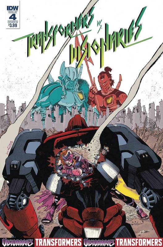 TRANSFORMERS VS VISIONARIES #4 (OF 5) CVR B PIZZARI