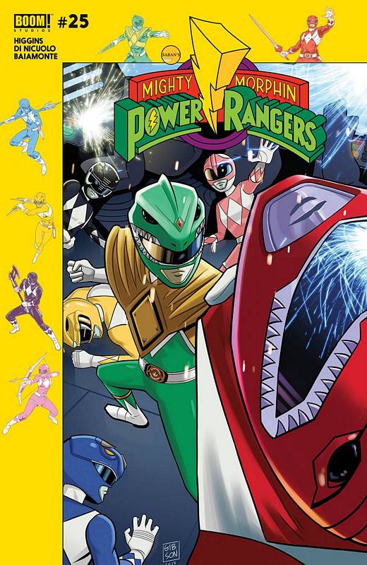 MIGHTY MORPHIN POWER RANGERS #25 SUBSCRIPTION GIBSON VARIANT