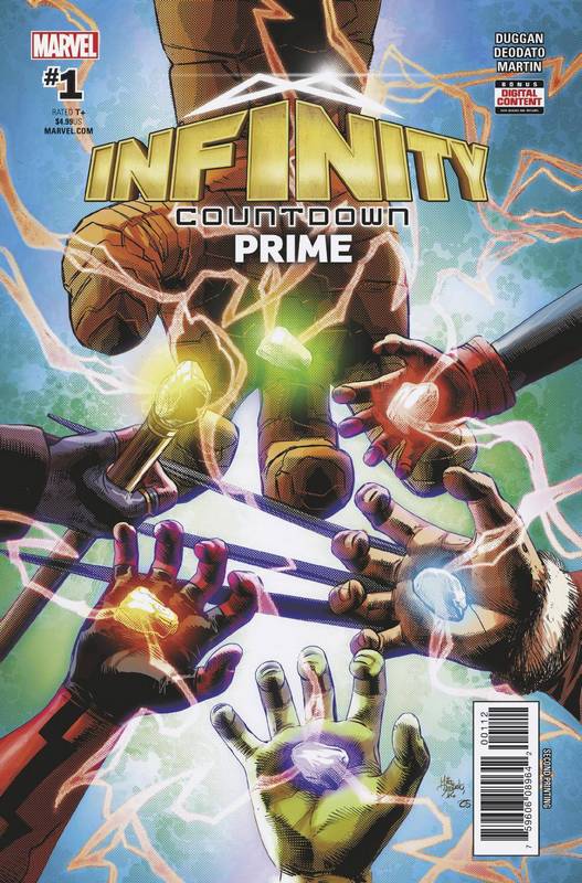 INFINITY COUNTDOWN PRIME #1 LEG 2ND PTG DEODATO VARIANT