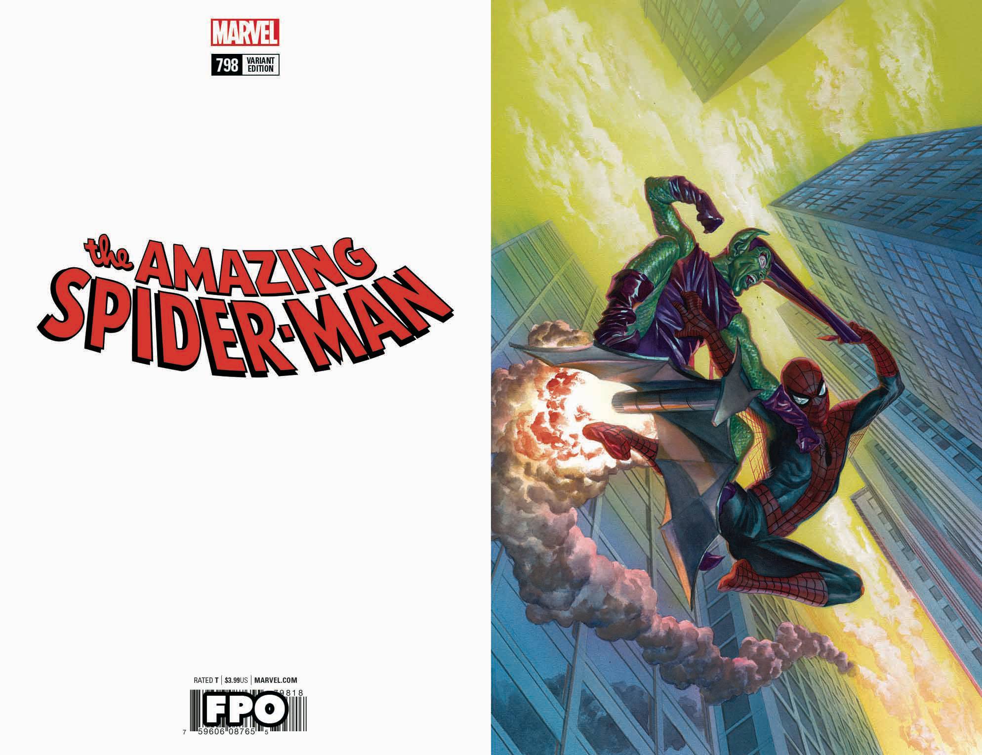 AMAZING SPIDER-MAN #798 1:100 ALEX ROSS VIRGIN VARIANT LEG