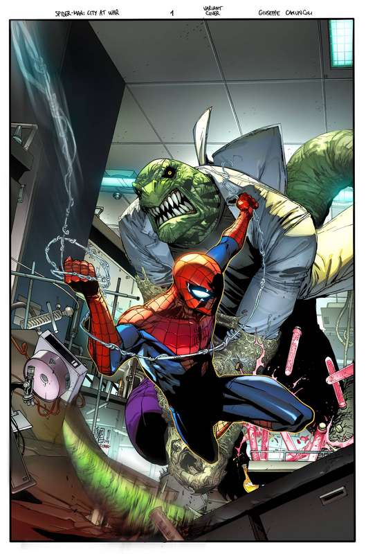 MARVELS SPIDER-MAN CITY AT WAR #1 (OF 6) SPIDER-MAN VILLAINS VARIANT