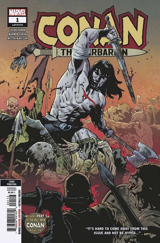 CONAN THE BARBARIAN #1 3RD PTG ASRAR VARIANT