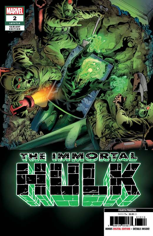 IMMORTAL HULK #2 4TH PTG BENNETT VARIANT