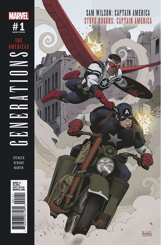 GENERATIONS CAPTAIN AMERICAS #1 1:25 RIVERA VARIANT