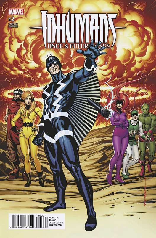 INHUMANS ONCE FUTURE KINGS #2 (OF 5) 1:25 STEELFREEZE VARIANT