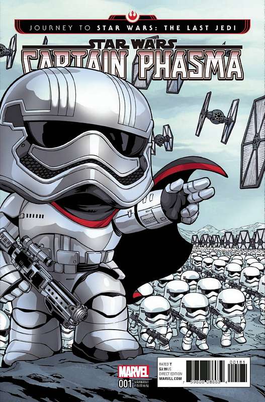 JOURNEY STAR WARS LAST JEDI CAPTAINT PHASMA #1 (OF 4) FUNKO VARIANT