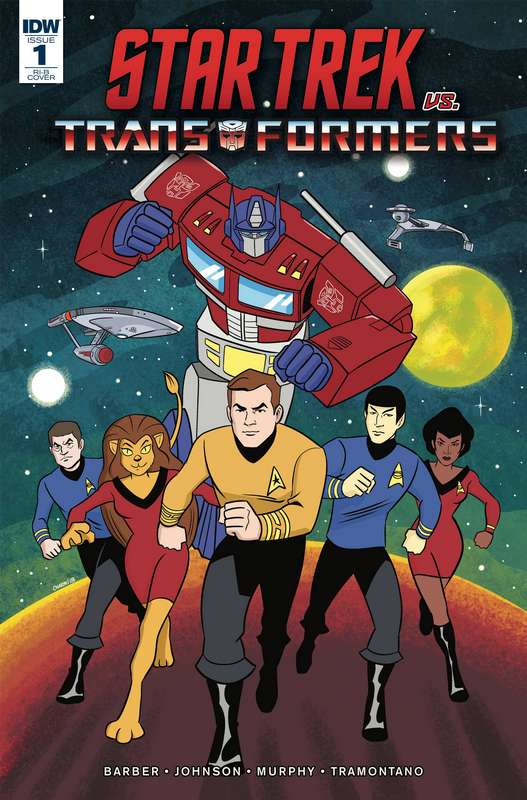 STAR TREK VS TRANSFORMERS #1 (OF 4) 1:25 CHARM VARIANT