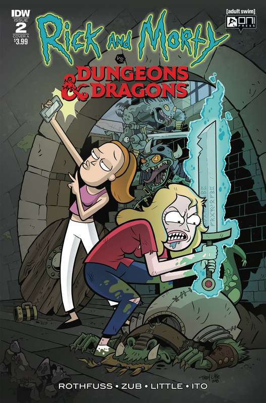 RICK & MORTY VS DUNGEONS & DRAGONS #2 (OF 4) CVR A LITTLE