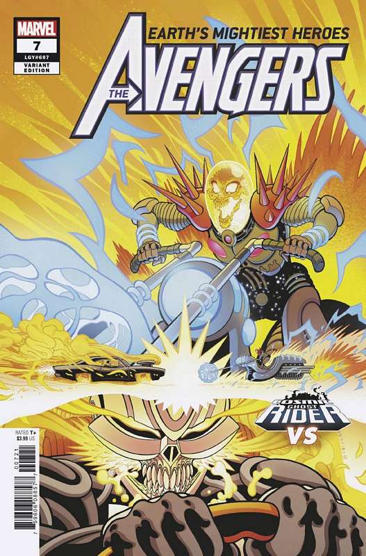 AVENGERS #7 LUPACCHINO COSMIC GHOST RIDER VARIANT