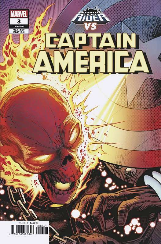 CAPTAIN AMERICA #3 ZIRCHER COSMIC GHOST RIDER VARIANT