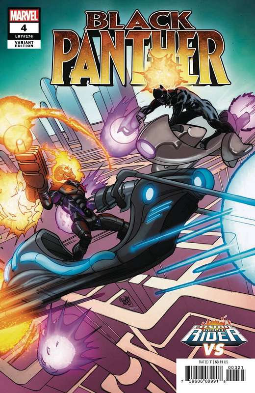 BLACK PANTHER #4 FERRY COSMIC GHOST RIDER VARIANT