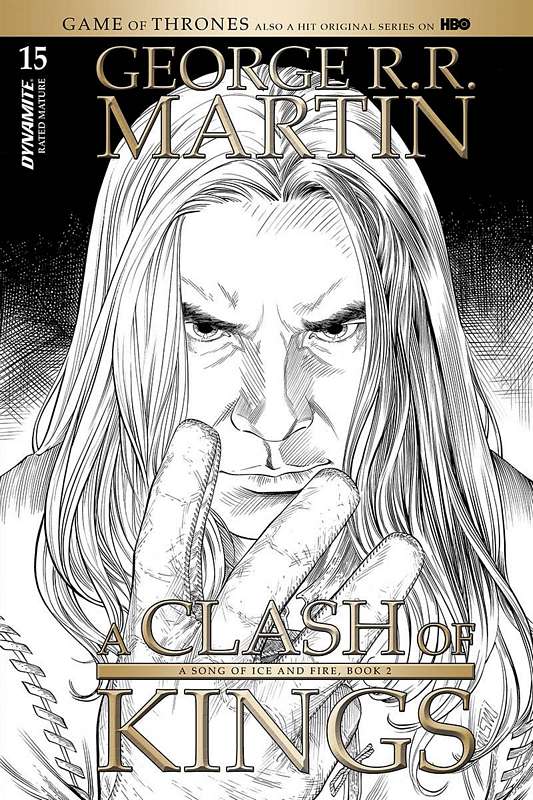 GAME OF THRONES CLASH OF KINGS #15 1:10 COPY MILLER B&W VARIANT (MR)