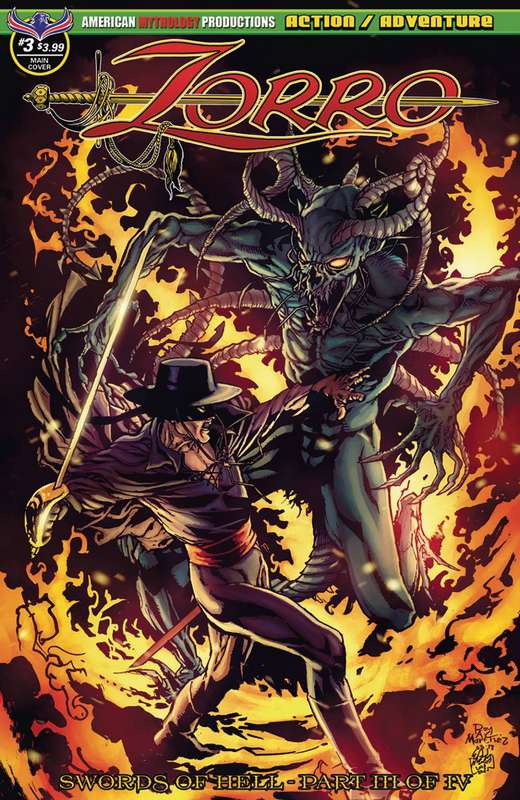 ZORRO SWORDS OF HELL #3 MARTINEZ MAIN CVR