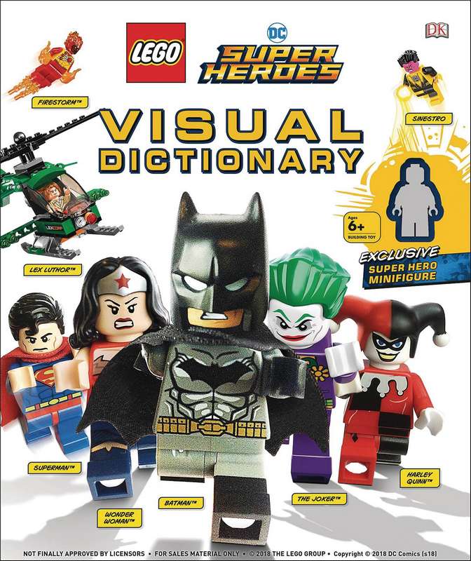 LEGO DC COMICS SUPER HEROES VISUAL DICTIONARY HARDCOVER